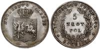 5 złotych 1831, Warszawa, na rewersie ułamek 211