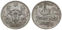 1 gulden 1923, Utrecht, Koga, widoczny blask men