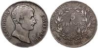 5 franków AN 12 (1804), Paryż, ciemna patyna, Da