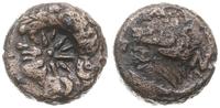 brąz 304-250 pne, Aw: Głowa satyra w lewo, kontr
