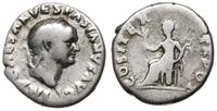denar 69-71, Rzym, Aw: Głowa cesarza w prawo, IM