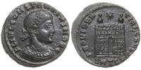 brąz 326-328, Tesaloniki, Aw: Popiersie cesarza 