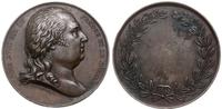medal nagrodowy, Aw: Popiersie Ludwika XVIII w p