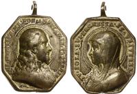 medalik religijny z uszkiem XVIII w., Aw: Popier