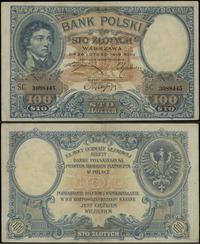 100 złotych 28.02.1919, seria C, numeracja 30884