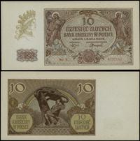 10 złotych 1.03.1940, seria L, numeracja 6777140