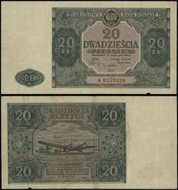 20 złotych 15.05.1946, seria A, numeracja 027933