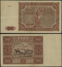 100 złotych 15.07.1947, seria C, numeracja 58950