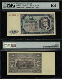 20 złotych 1.07.1948, seria KB, numeracja 753249