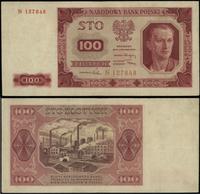 100 złotych 1.07.1948, seria N, numeracja 127848