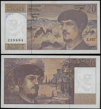 20 franków 1997, seria Z057, numeracja 228894 / 