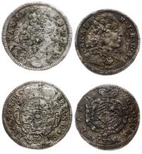 lot 2 monet, 3 krajcary (grosz) 1718 - Maksymili