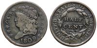 Stany Zjednoczone Ameryki (USA), 1/2 centa, 1809