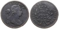 1 cent 1797, typ Draped Bust, kreska ułamkowa w 