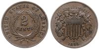 2 centy 1864, Filadelfia, duże motto