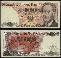 100 złotych 1.06.1986, seria PK 4785743, na stro