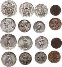 Watykan (Państwo Kościelne), zestaw 8 monet, 1930