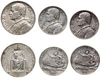zestaw 3 monet, w skład zestawu wchodzi 5 lirów 
