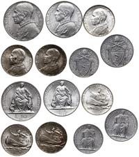 zestaw 7 monet, w skład zestawu wchodzi: 5 lirów