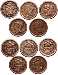 Stany Zjednoczone Ameryki (USA), zestaw 5 x 1 cent