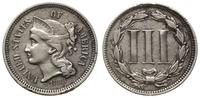 Stany Zjednoczone Ameryki (USA), 3 centy, 1868