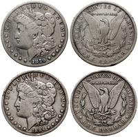 zestaw 2 x 1 dolar 1879 i 1884, Filadelfia, typ 