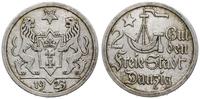 2 guldeny 1923, Utrecht, Koga, moneta czyszczona