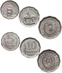 zestaw 3 monet, w skład zestawu wchodzi: 5 i 10 