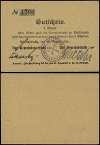 1 marka 12.08.1914, numeracja 1290, minimalne za