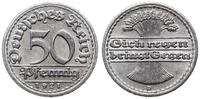 50 fenigów 1921 D, Monachium, aluminium, pięknie