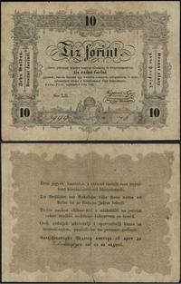 10 forintów 1.09.1848, seria LB, numeracja 6999 
