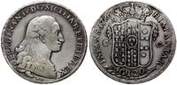 piastra = 120 grana 1786, Neapol, srebro, 26.98 