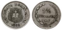 1 1/4 centavo 1888 A, Paryż, miedzionikiel, KM 6