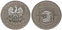 200.000 złotych  1993, Warszawa, 750 rocznica Na