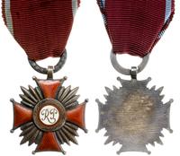 Srebrny Krzyż Zasługi 1944-1952, w medalionie RP