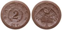 2 marki 1921, Miśnia, biskwit, 28.2 mm, 3.31 g, 