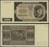 500 złotych 1.07.1948, seria CA, numeracja 86347
