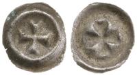 brakteat ok. 1490-1510, Krzyż grecki gruby z roz