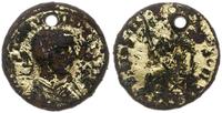naśladownictwo monety złotej (aureusa), Aw: Popi