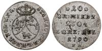 10 groszy miedziane 1790 EB, Warszawa, moneta z 