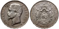 5 franków 1856 A, Paryż, srebro 24.84 g, moneta 