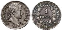 1 frank 1810 A, Paryż, srebro 4.99 g, patyna, Ga