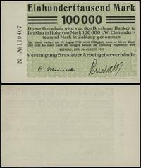 Śląsk, 100.000 marek, 10.08.1923