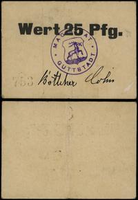 Prusy Wschodnie, 25 fenigów, bez daty  (1914)
