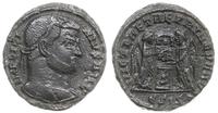 nummus 317-324, Siscia, Aw: Głowa cesarza w praw