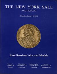 literatura numizmatyczna, katalog aukcyjny 21 aukcji New York Sale, 08.01.2009