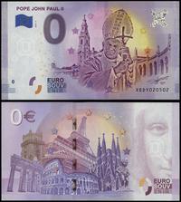 banknot kolekcjonerski 0 Euro 2019, Jan Paweł II