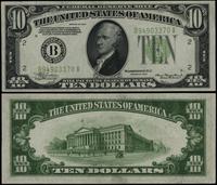 10 dolarów 1934, seria B94903370A, zielona piecz