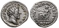 denar 162-163, Rzym, Aw: Głowa cesarza w prawo, 