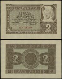 2 złote 1.03.1940, seria D, numeracja 4796169, z